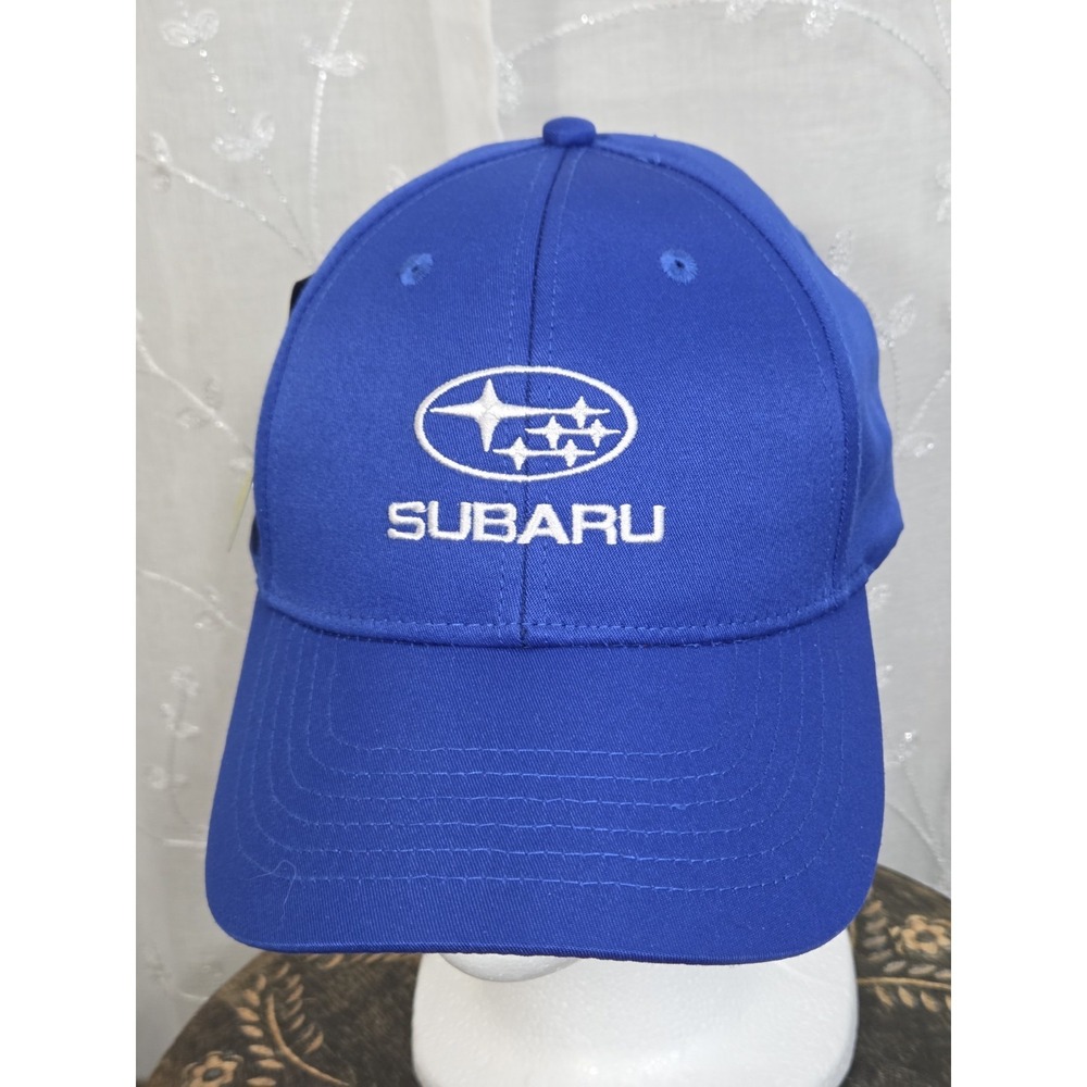 Subaru‎ Gear Blue Baseball Hat Cap -NWT - Adjustable - Embroidered Logo